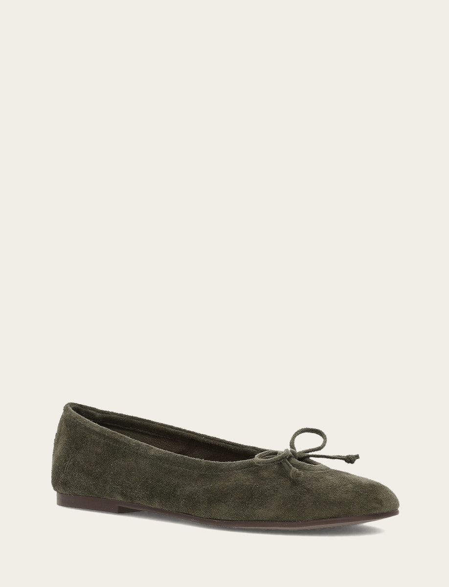 Women's Dark Olive Emma Ballet Shoe - Dark Olive