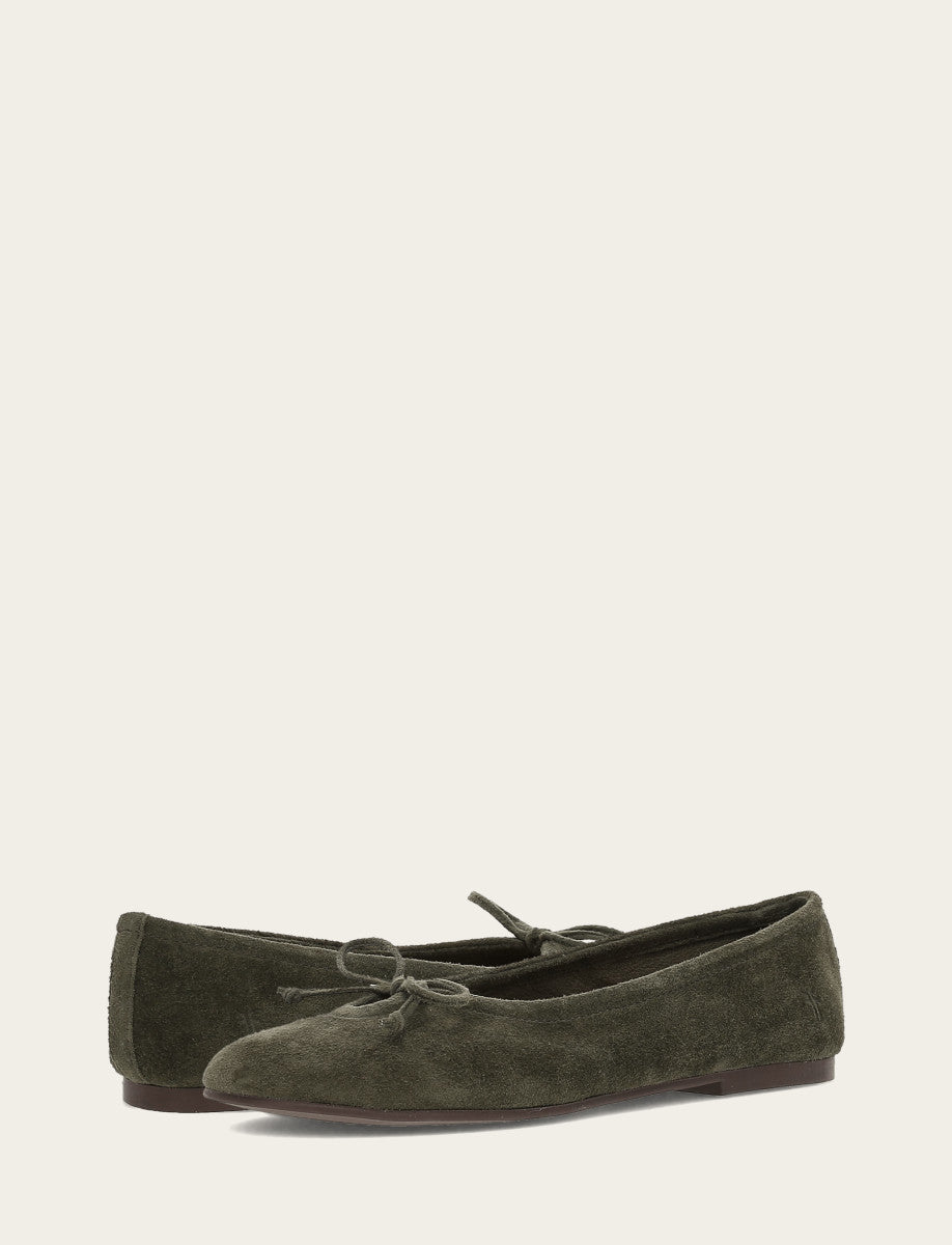 Women's Dark Olive Emma Ballet Shoe - Dark Olive