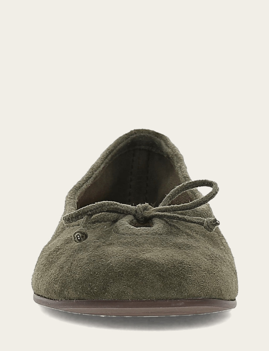 Women's Dark Olive Emma Ballet Shoe - Dark Olive