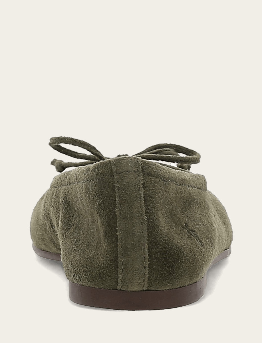 Women's Dark Olive Emma Ballet Shoe - Dark Olive