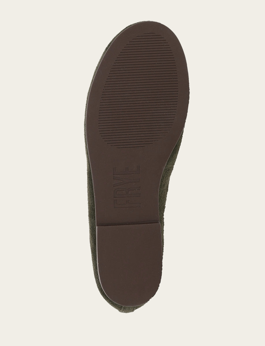 Women's Dark Olive Emma Ballet Shoe - Dark Olive