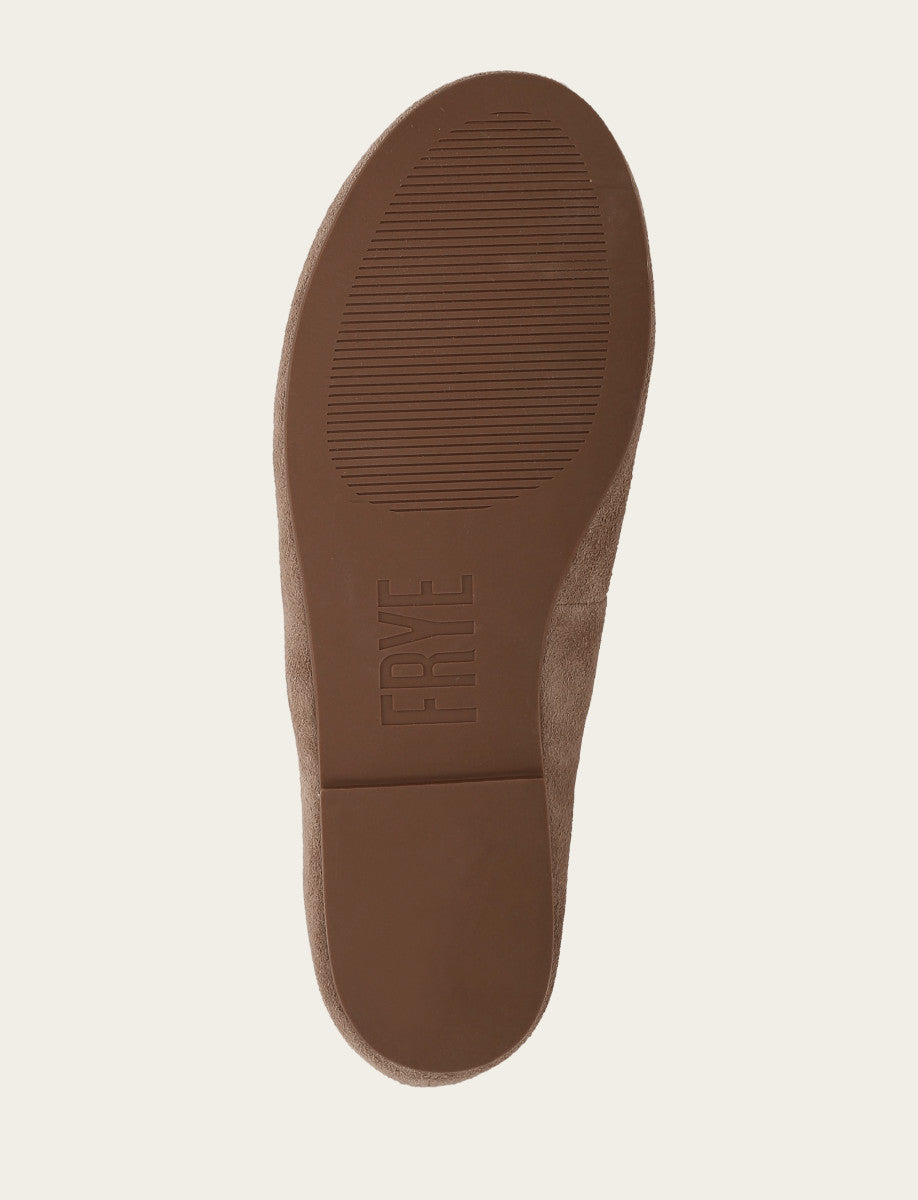 Women's Dark Taupe Emma Elastic Mary Jane Shoe - Dark Taupe