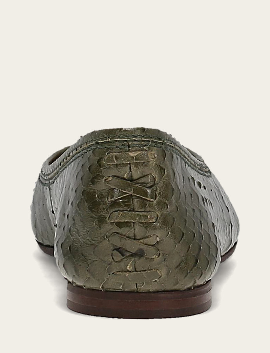 Women's Dark Olive Heather Ballet Shoe - Dark Olive