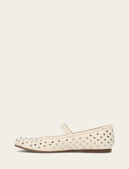 Women's Ecru Emma Studded Mary Jane Shoe - Ecru