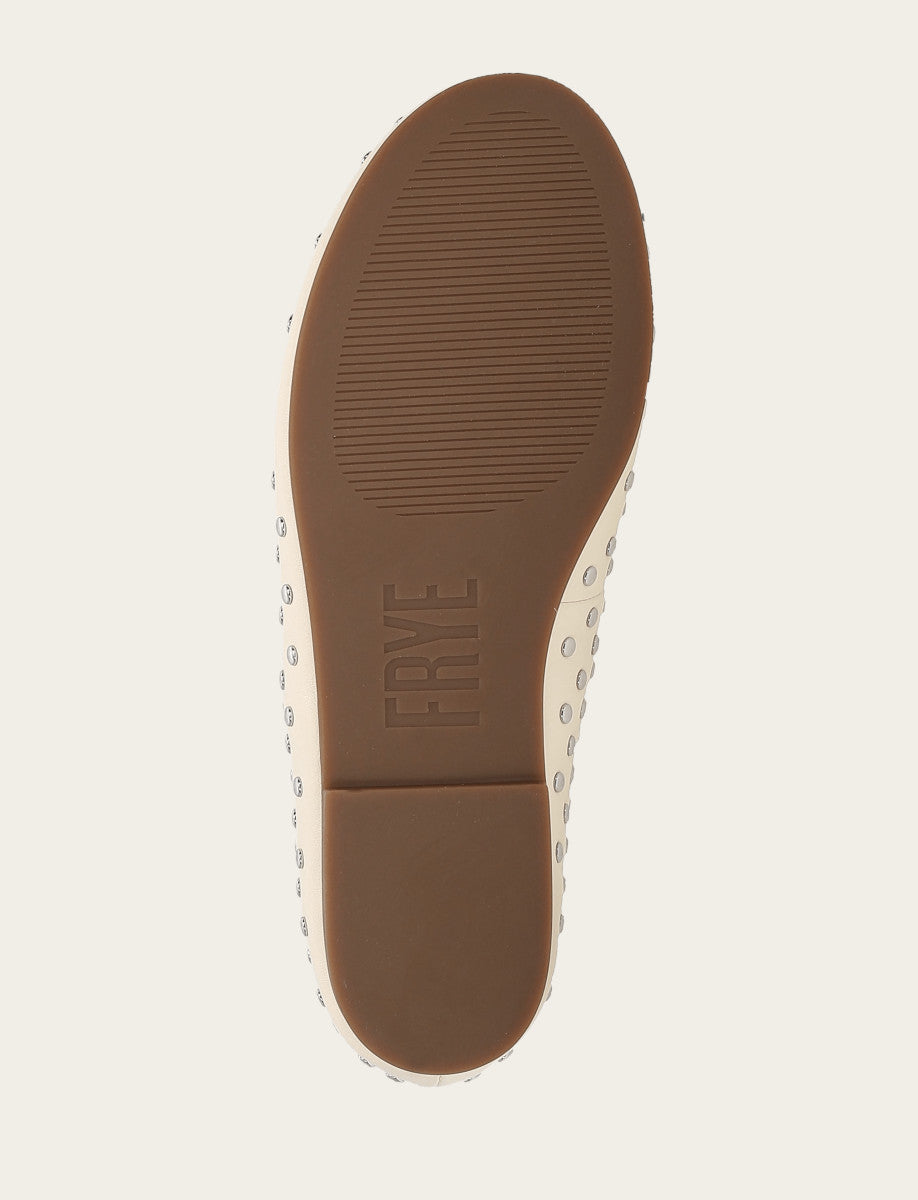 Women's Ecru Emma Studded Mary Jane Shoe - Ecru