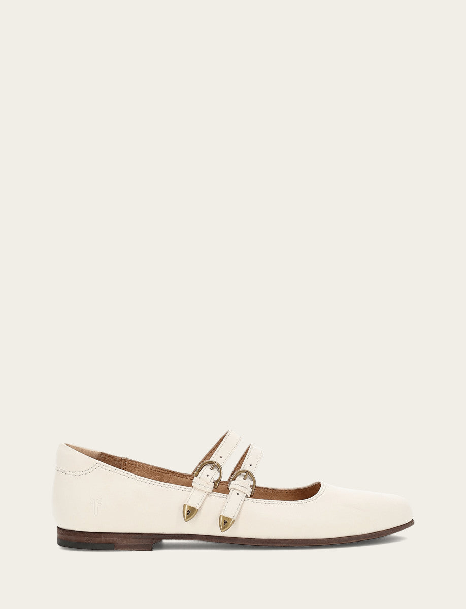 Women's Ecru Carson Multi Mary Jane Shoe - Ecru