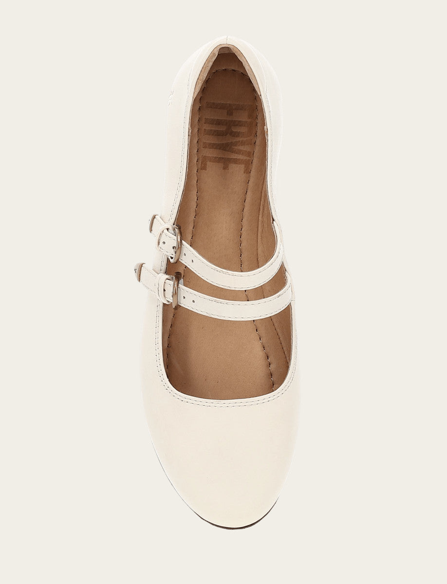 Women's Ecru Carson Multi Mary Jane Shoe - Ecru