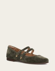 Women's Dark Olive Carson Multi Mary Jane Shoe - Dark Olive