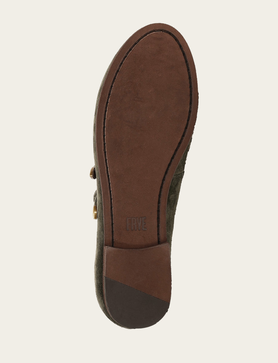 Women's Dark Olive Carson Multi Mary Jane Shoe - Dark Olive
