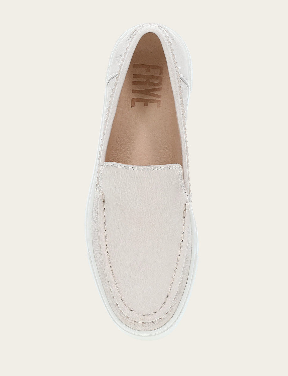 Women's Ivory Ivy Venetian Loafers - Ivory