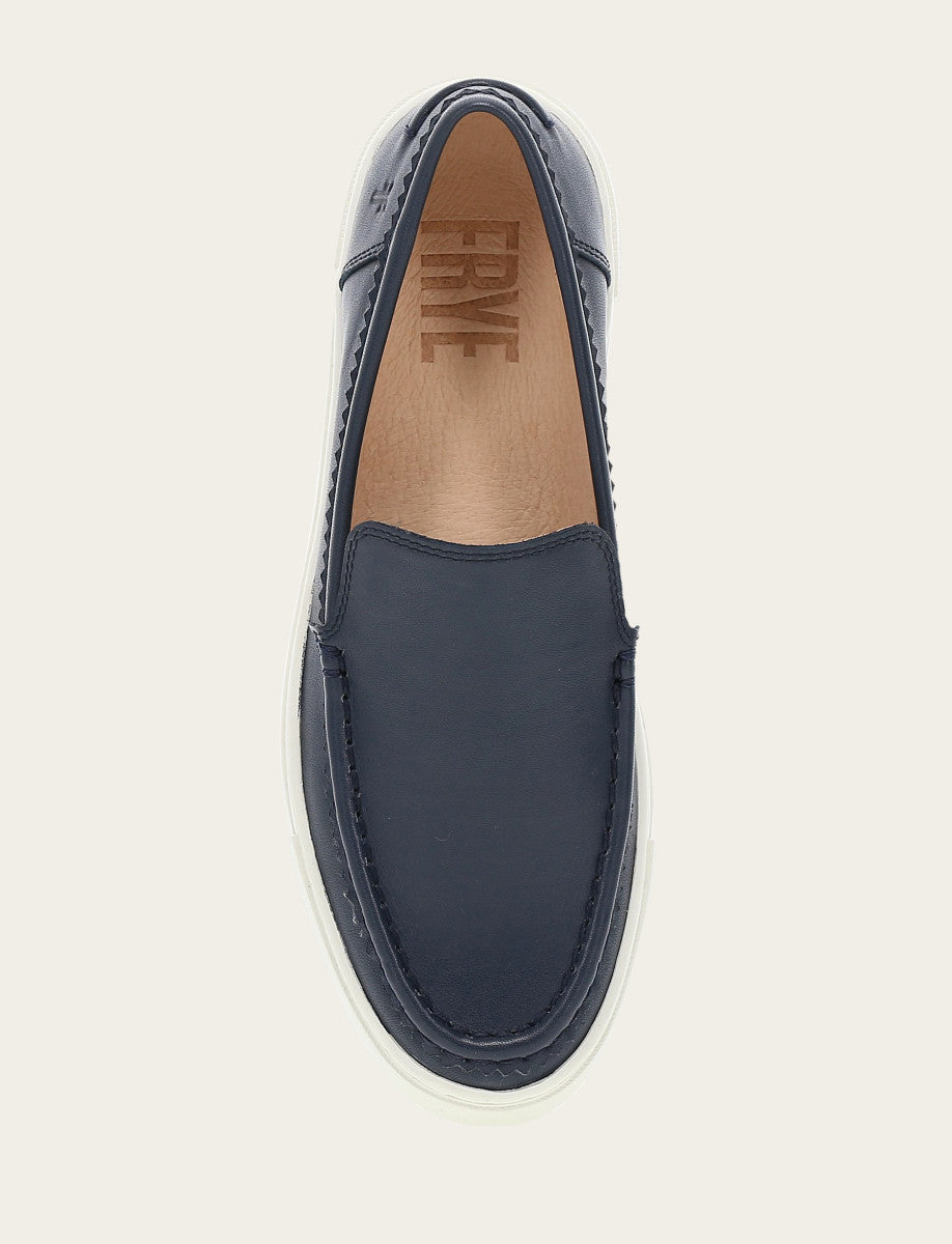 Women's Navy Ivy Venetian Loafers - Navy