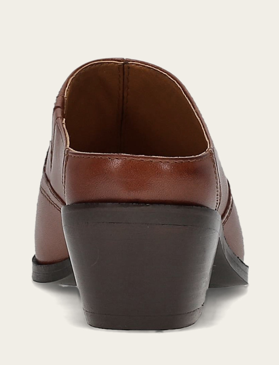 Women's Brown Luna Mule - Brown