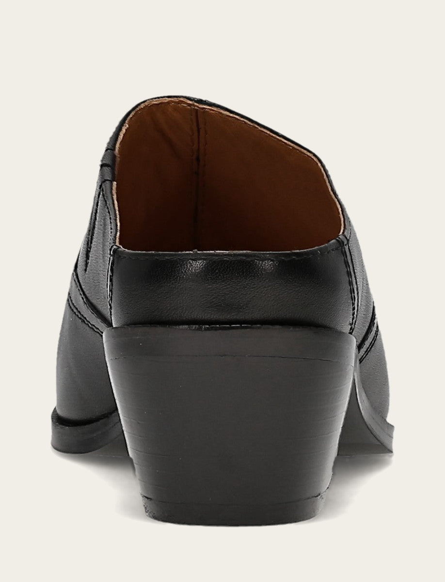 Women's Black Luna Mule - Black