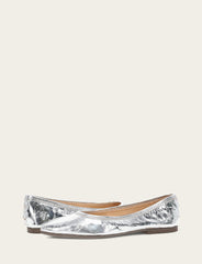 Women's Silver Heather Ballet Flats - Silver