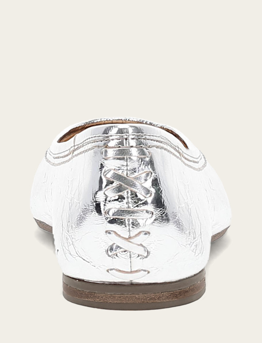 Women's Silver Heather Ballet Flats - Silver