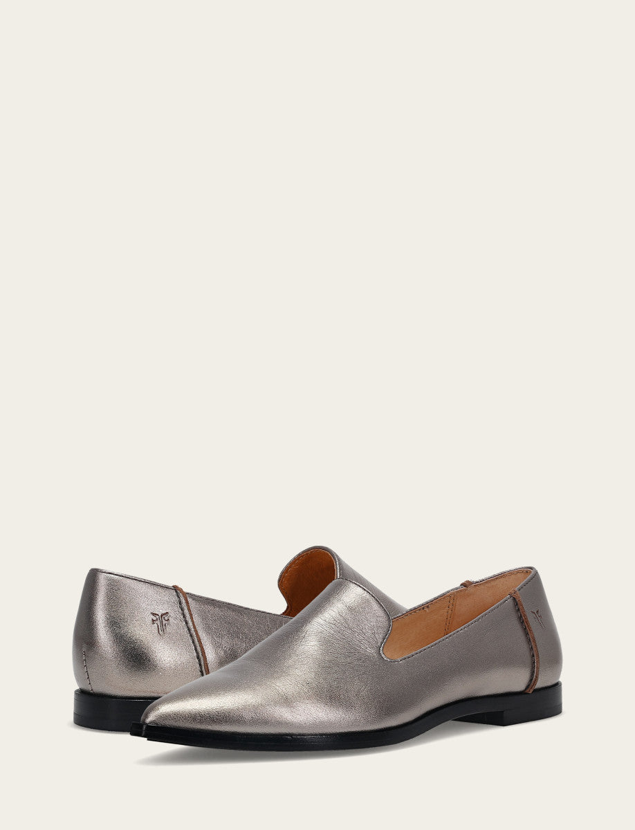 Women's Dark Pewter Kenzie Venetian Loafers - Dark Pewter