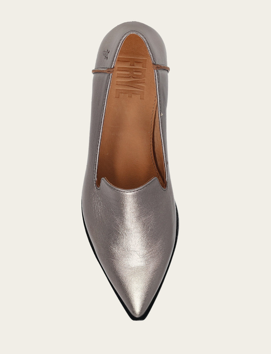 Women's Dark Pewter Kenzie Venetian Loafers - Dark Pewter