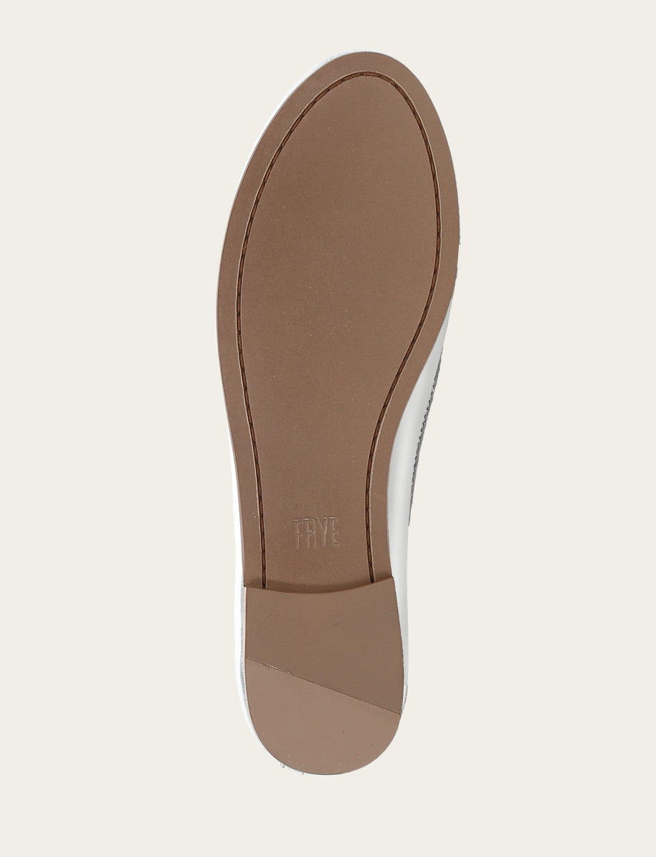 Women's Silver Carson Logo Ballet Flats - Silver