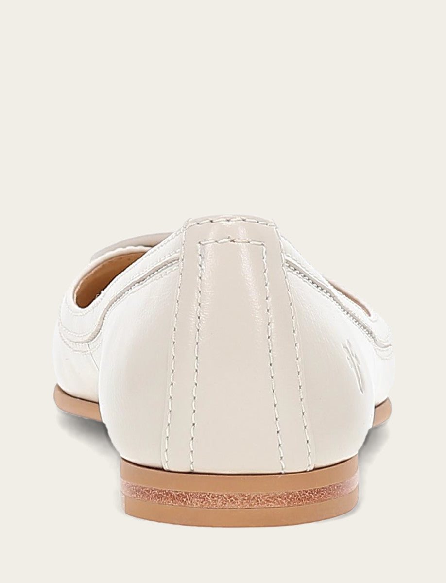 Women's Ivory Carson Logo Ballet Flats - Ivory