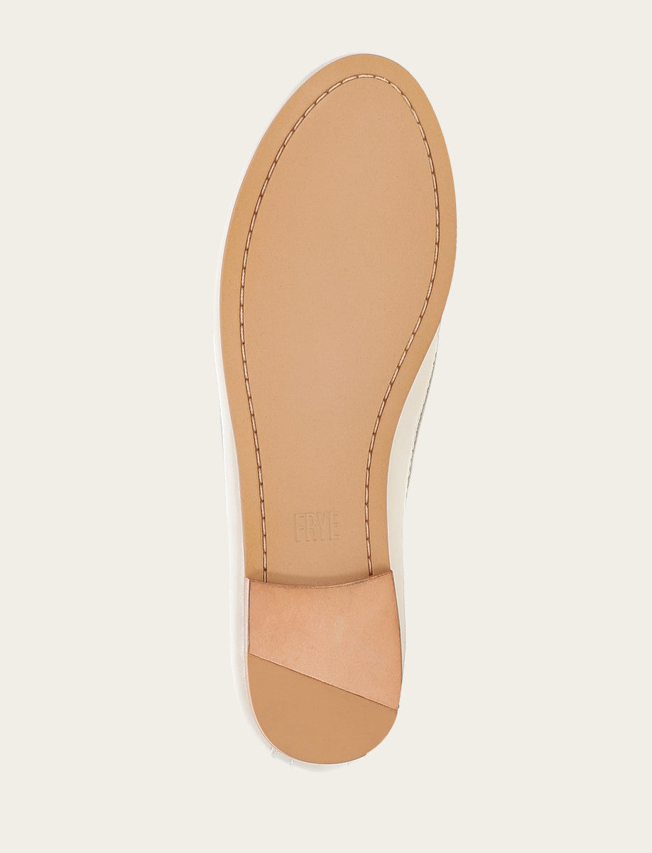 Women's Ivory Carson Logo Ballet Flats - Ivory