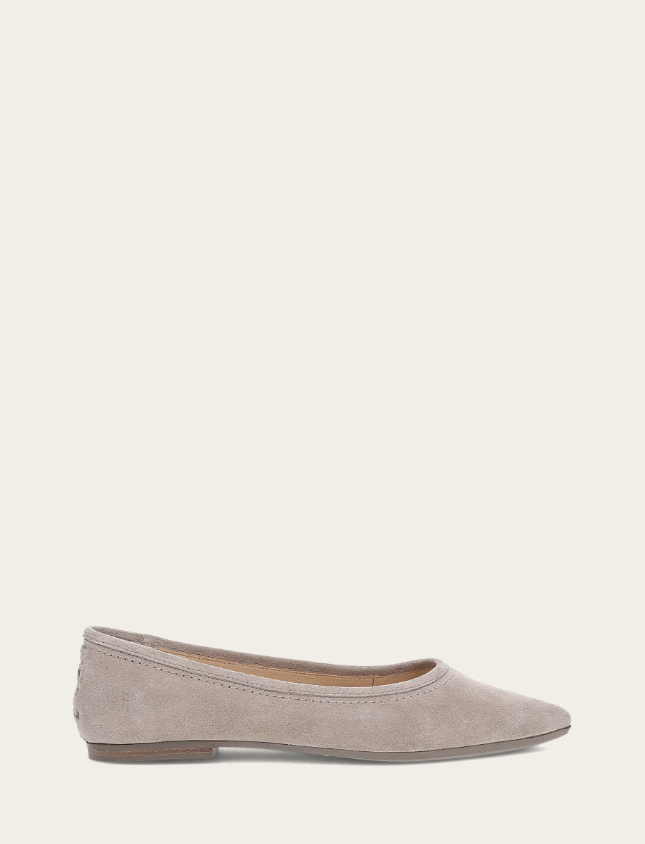 Women's Taupe Heather Ballet Flats - Taupe