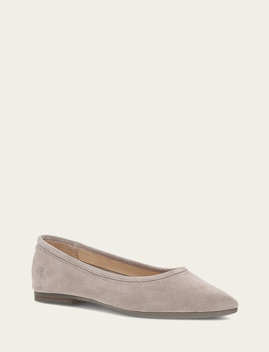 Women's Taupe Heather Ballet Flats - Taupe