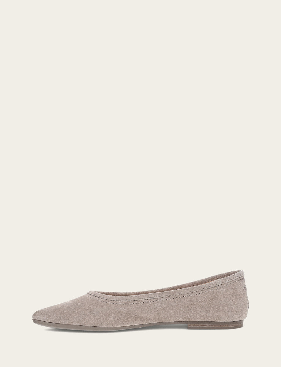 Women's Taupe Heather Ballet Flats - Taupe