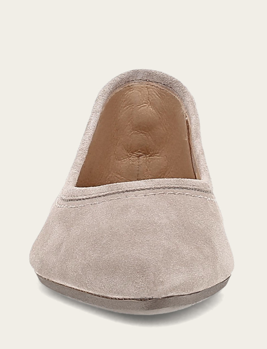 Women's Taupe Heather Ballet Flats - Taupe