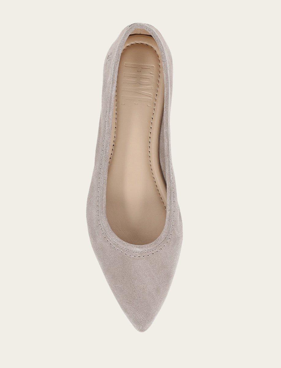 Women's Taupe Heather Ballet Flats - Taupe