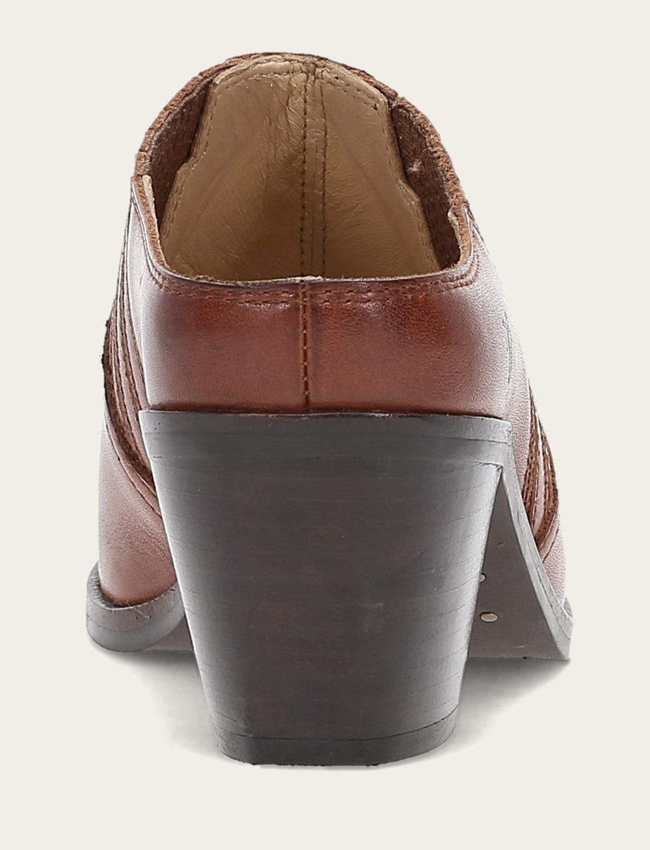 Women's Cinnamon Sara Western Mules - Cinnamon