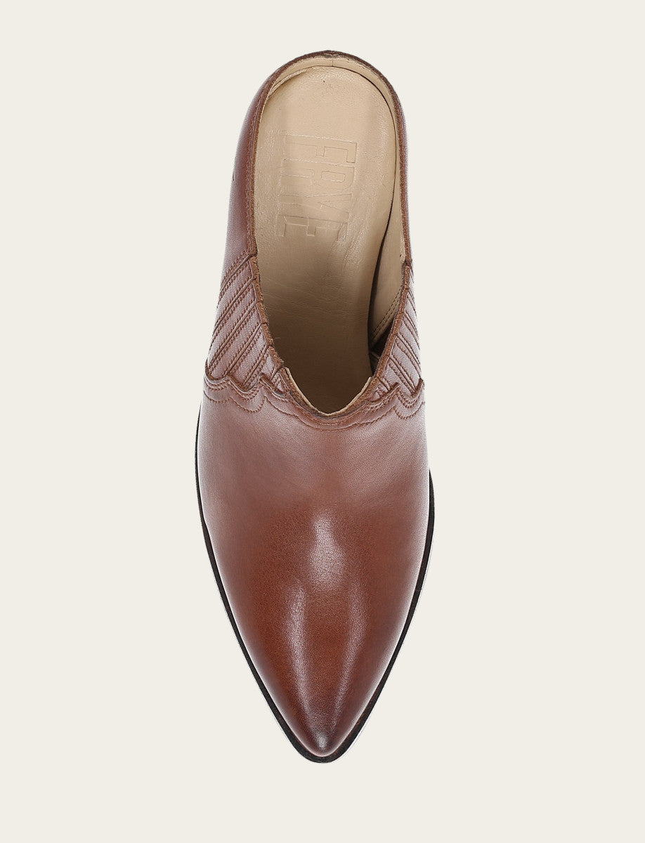 Women's Cinnamon Sara Western Mules - Cinnamon