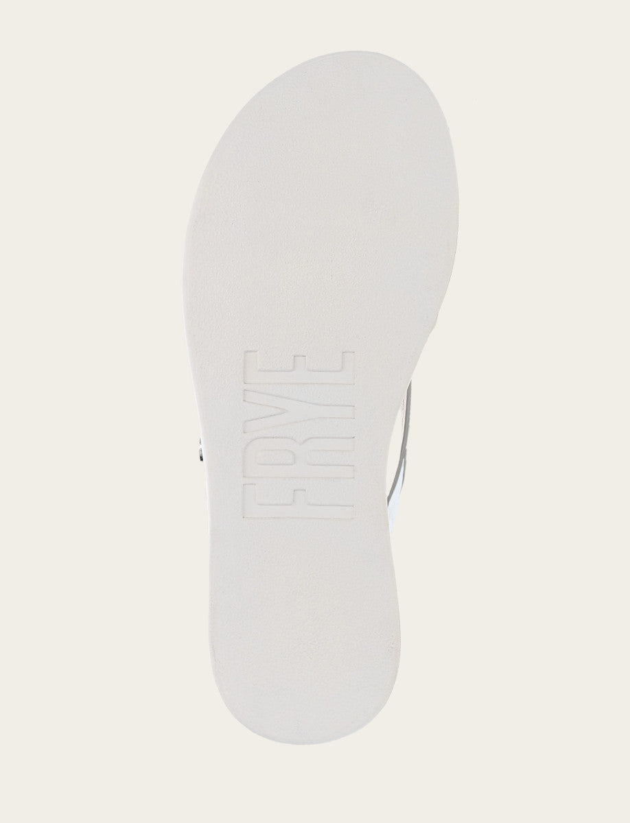 Women's Silver Maya Buckle Thong Sandals - Silver
