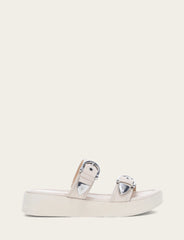 Women's Ivory Maya Buckle Sandals - Ivory