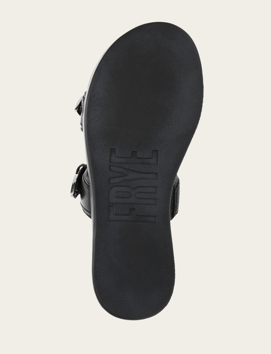 Women's Black Maya Buckle Sandals - Black