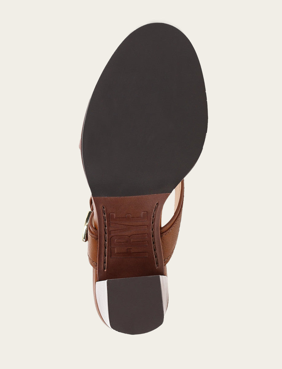 Women's Dark Latte Stella Buckle Slide Sandals - Dark Latte