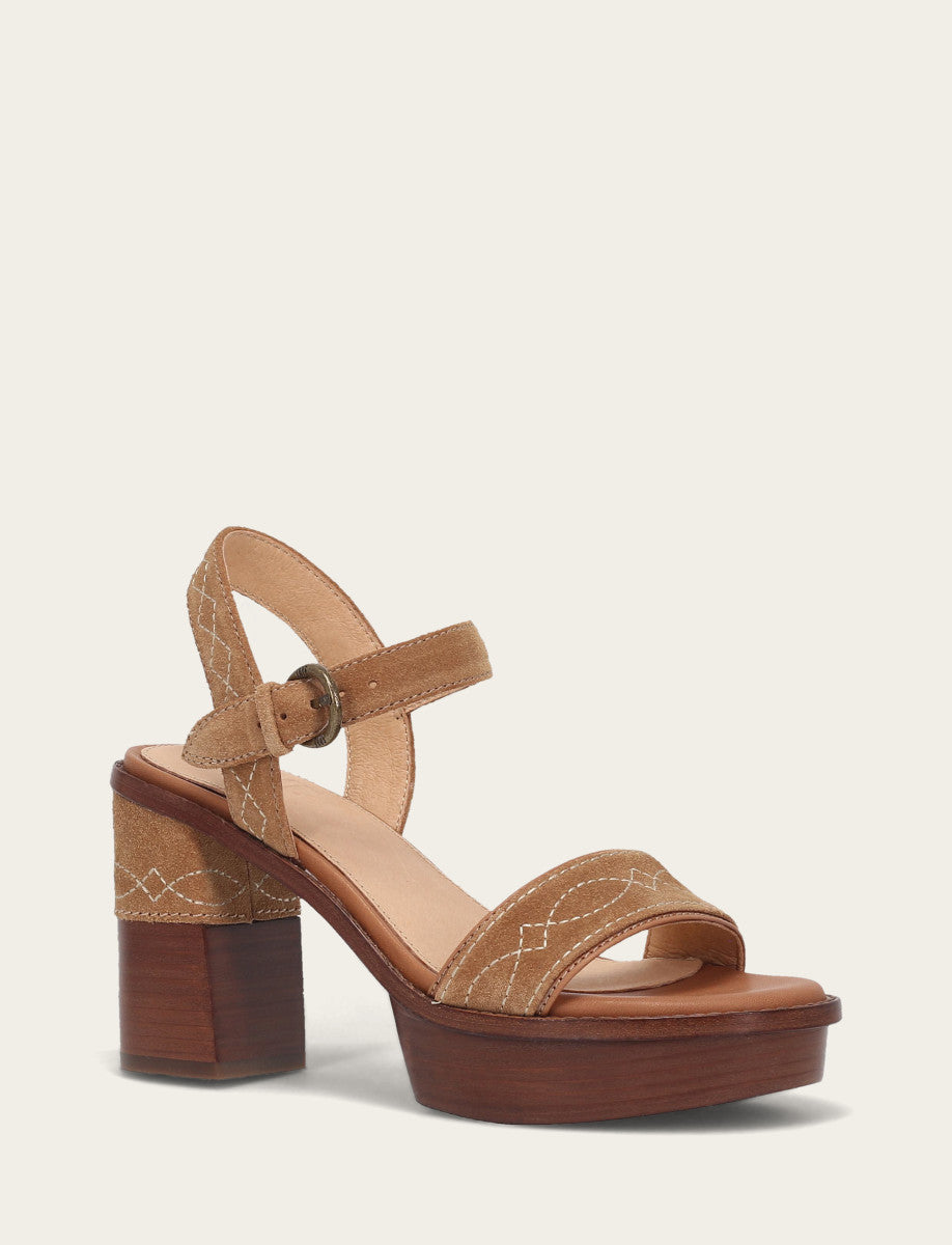 Women’s Almond Pipa Woodstock Sandals - Almond