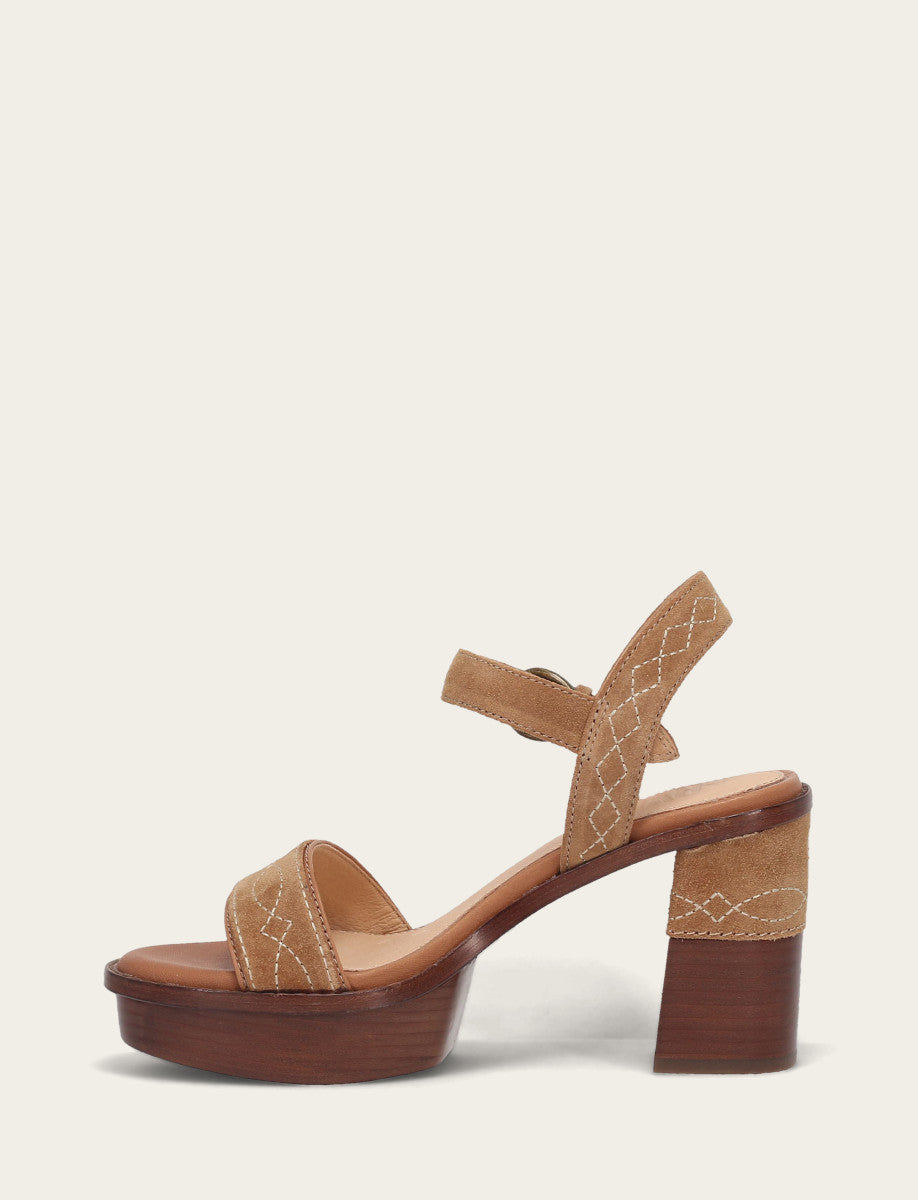 Women’s Almond Pipa Woodstock Sandals - Almond