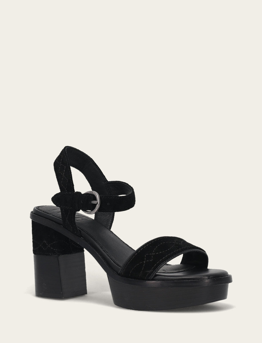 Women’s Black Pipa Woodstock Sandals - Black