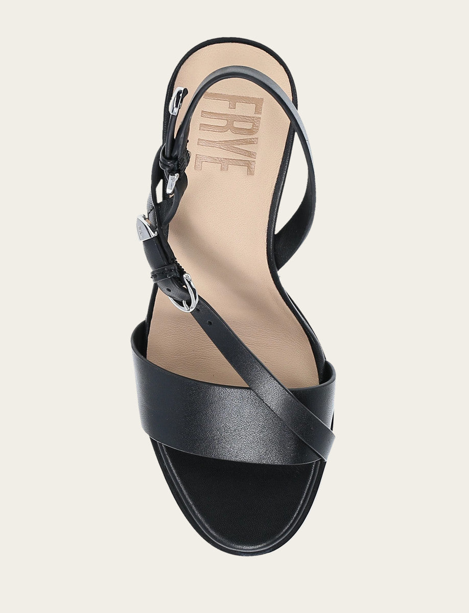 Women's Black Rachel Buckle Sandals - Black