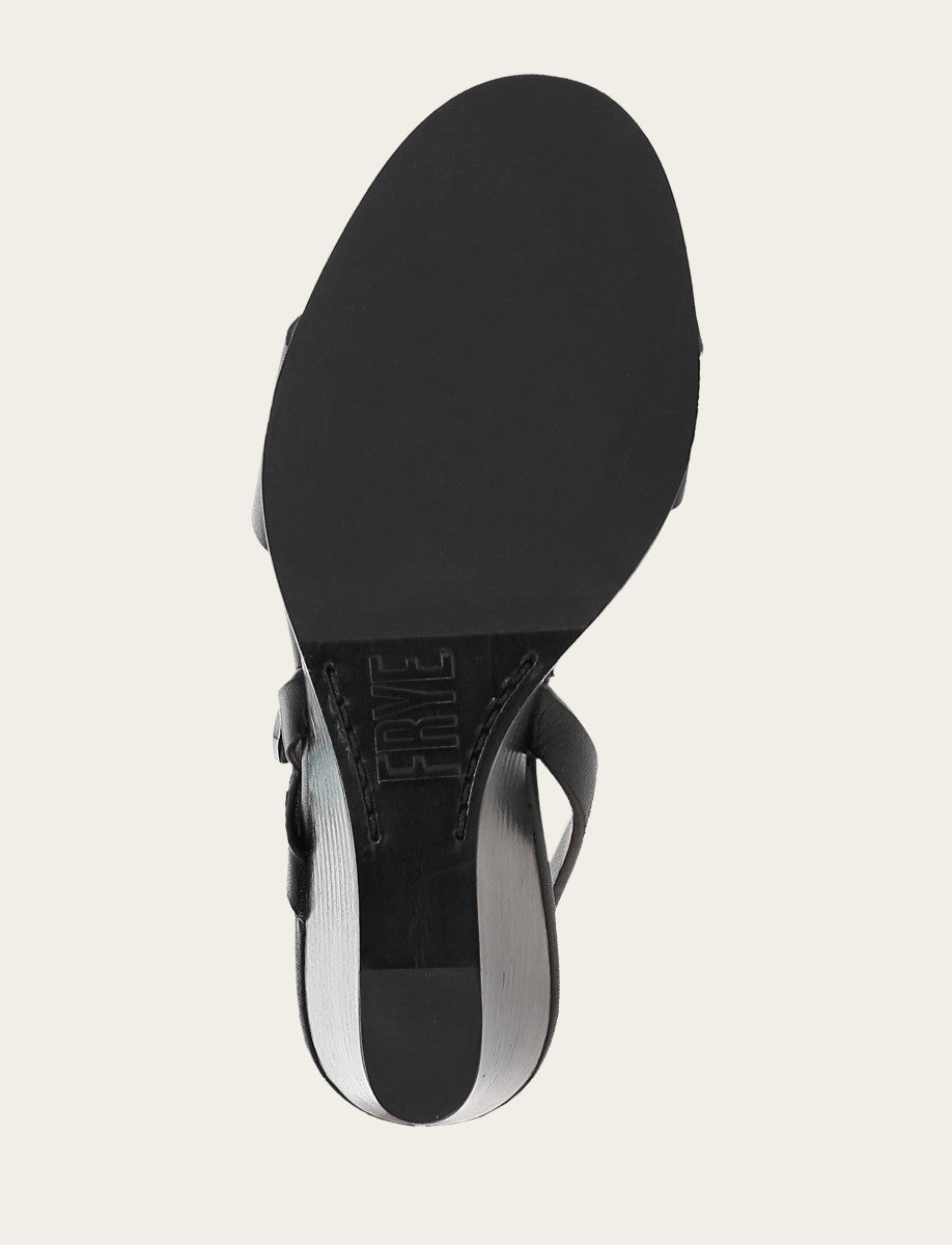 Women's Black Rachel Buckle Sandals - Black
