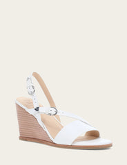 Women's White Rachel Buckle Sandals - White