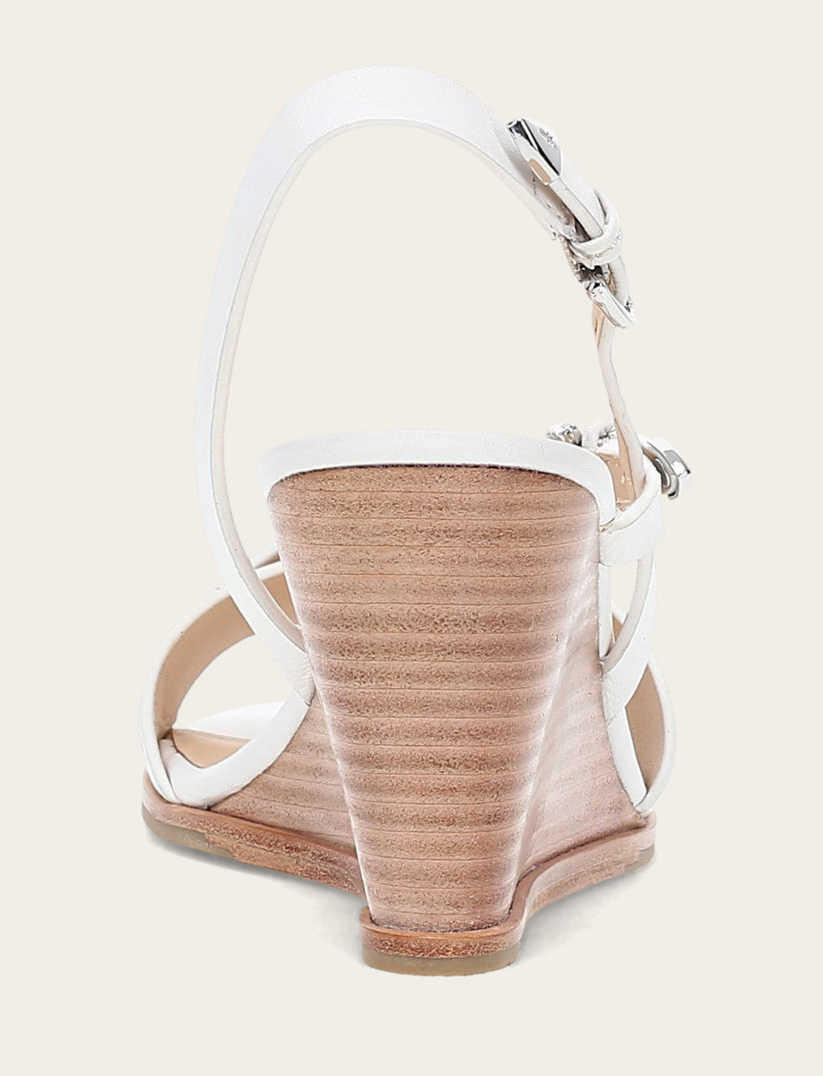 Women's White Rachel Buckle Sandals - White