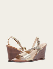 Women's Dark Gold Rachel Buckle Sandals - Dark Gold
