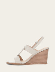 Women's Ivory Rachel Logo Sandals - Ivory