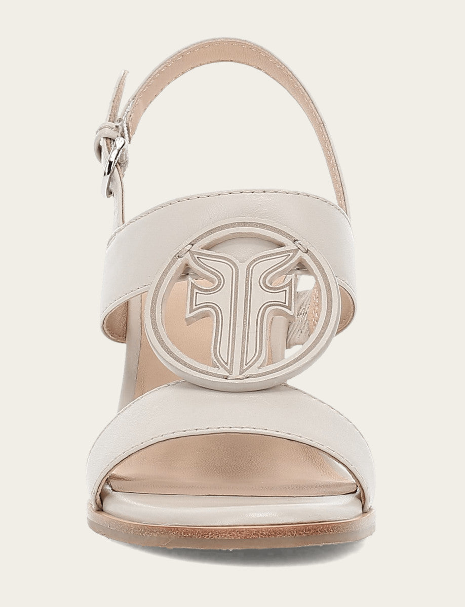 Women's Ivory Rachel Logo Sandals - Ivory