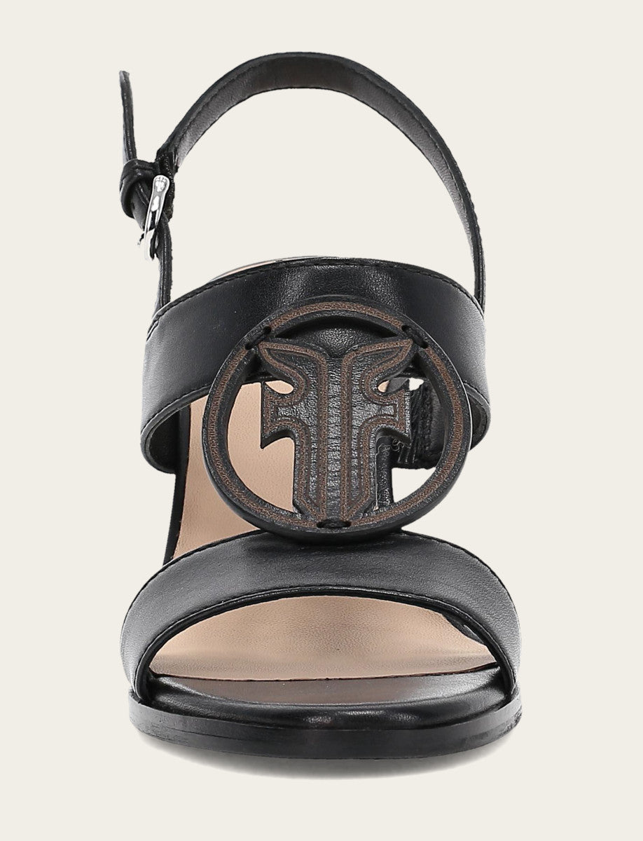 Women's Black Rachel Logo Sandals - Black