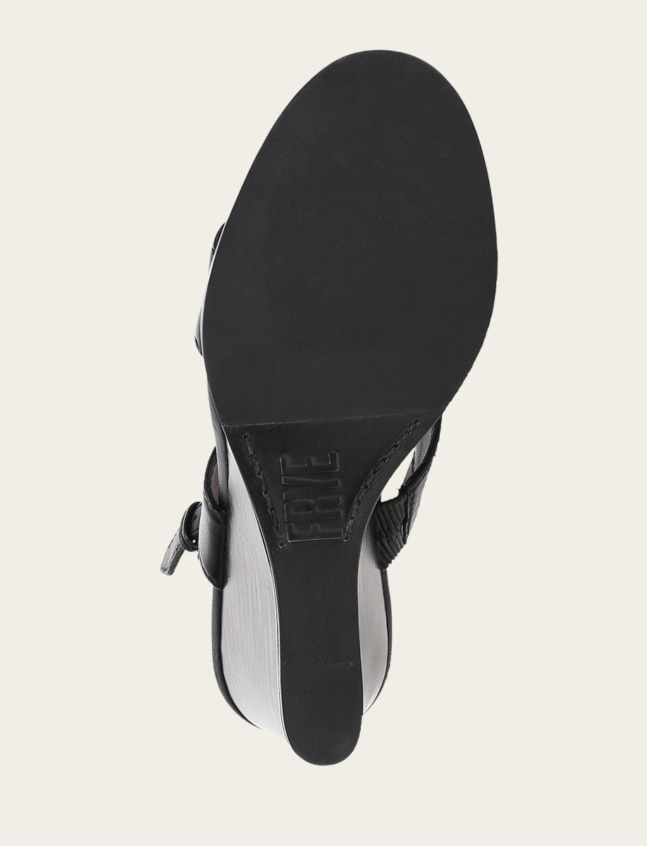 Women's Black Rachel Logo Sandals - Black