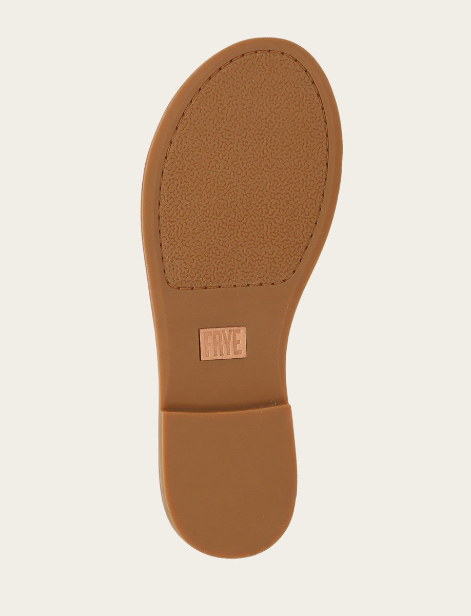 Women's White Ava Woodstock Slide Sandals - White
