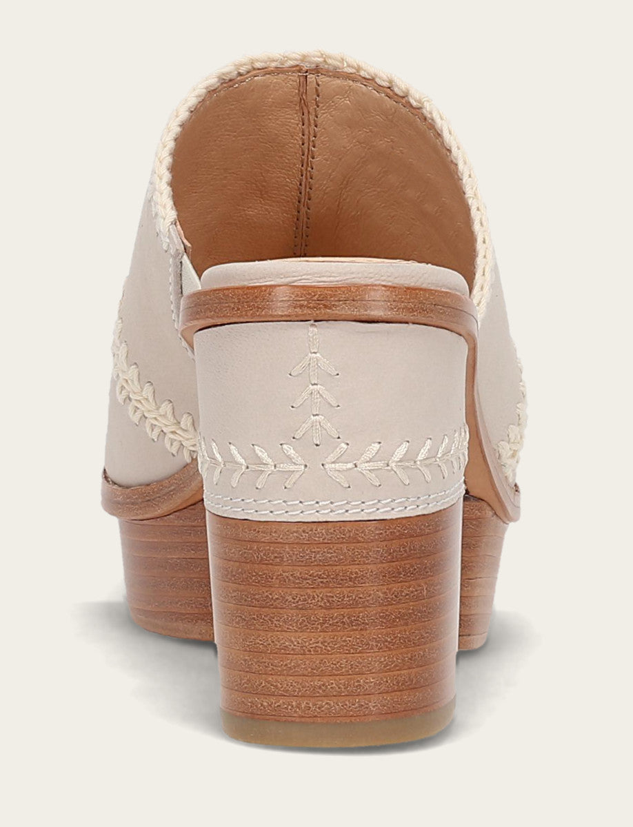 Women's Ivory Pipa Crochet Platform Sandals - Ivory