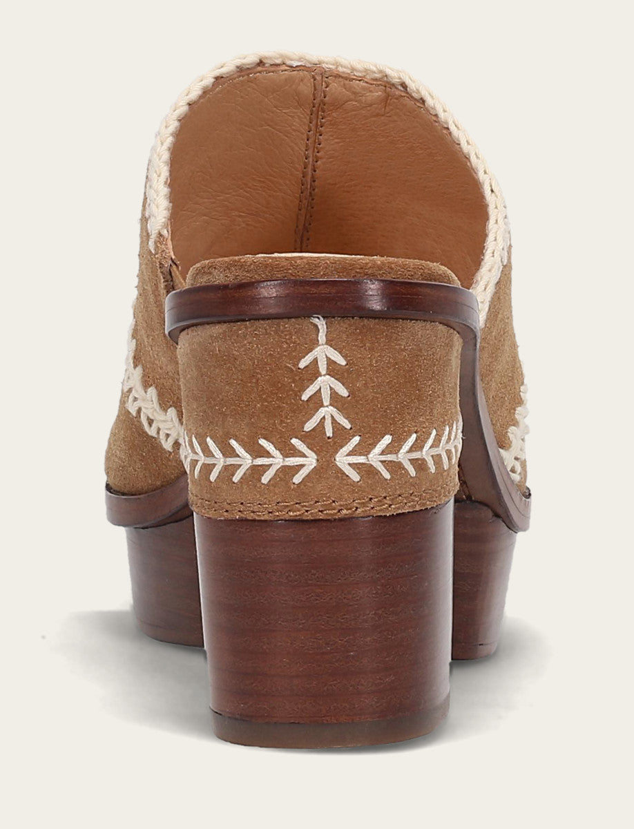 Women's Almond Pipa Crochet Platform Sandals - Almond